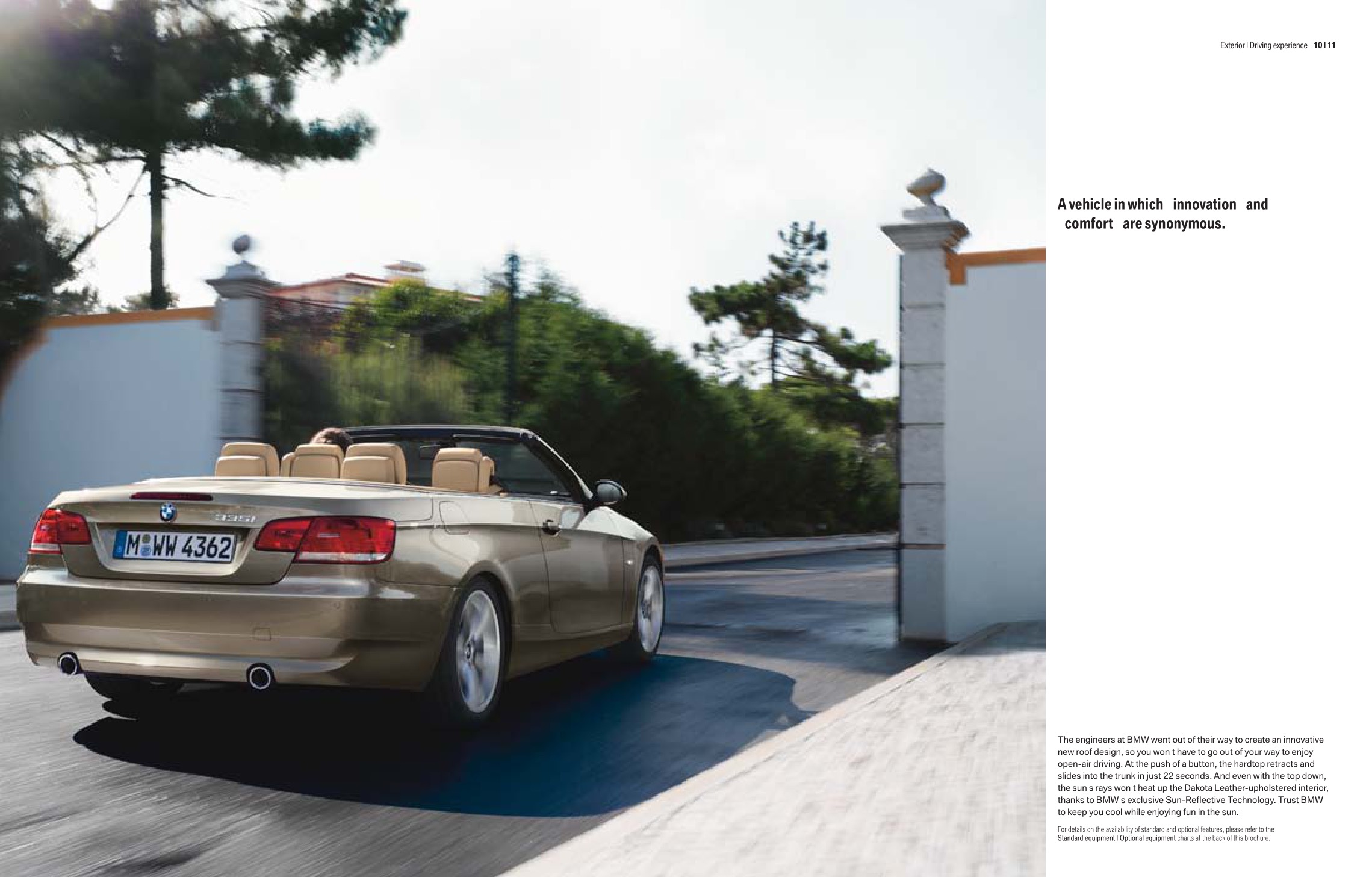 2010 BMW 3-Series Convertible Brochure Page 14
